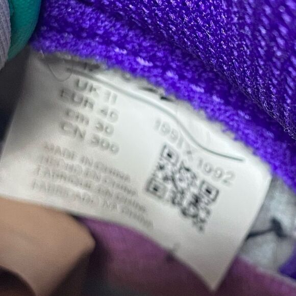 Rare Air Kiy Reves Sport 85 Taupe Blue Iridescent Grey Sneakers Size 12 - Picture 9 of 10